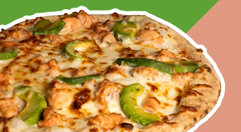 La pizza du mois de juillet : saumon avocat