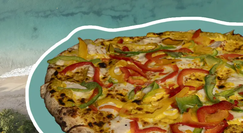 Pizza d’août : la réunionnaise